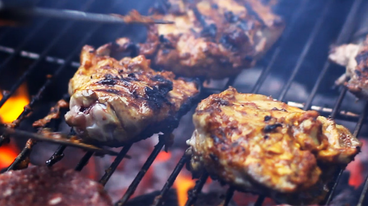 Calories in BBQ curry chicken