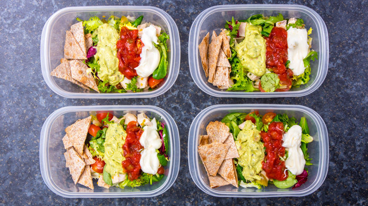 Calories in Mexican chicken meal prep