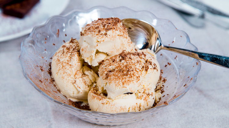 Calories in Tiramisu ice cream